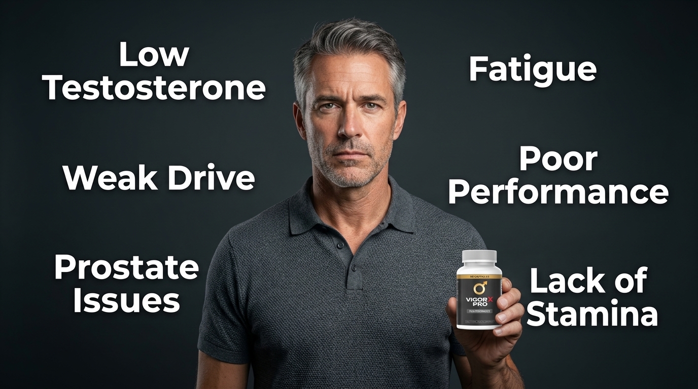 Low energy and vitality symptoms in men over 40